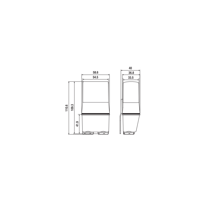 Relè Crepuscolare Palo Esterno Tipo 10.41 16 Ampere Finder