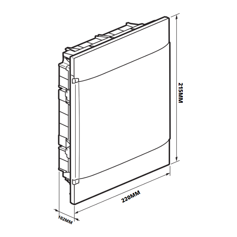 Bticino Centralino Incasso Bianco 6 Moduli IP40 E315PS6